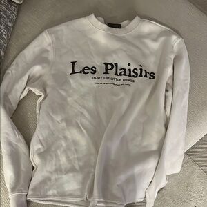 White 'Les Plaisirs' Sweatshirt